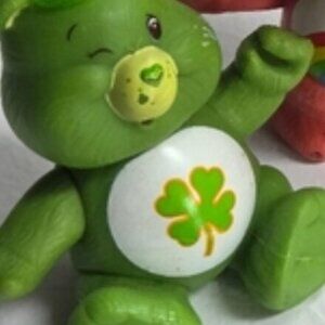 Vintage Posable Care Bear: Good Luck Bear